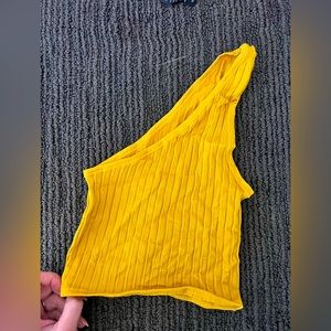 Never worn yellow cut out too urban outfitters